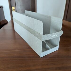 Linen Sheet Pan Organizer - Light Gray